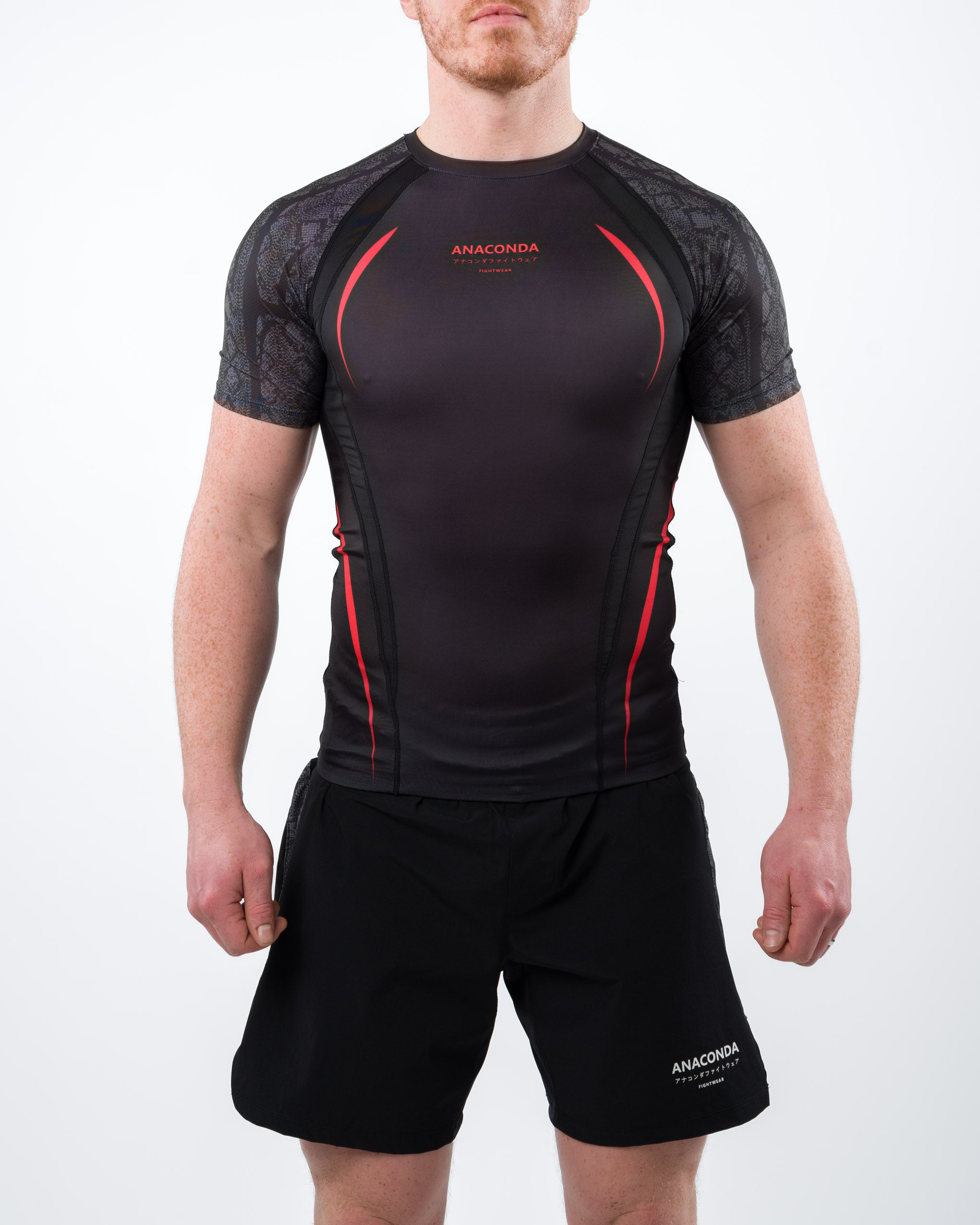 X-Vent Short Sleeve Rashguard Red – Anaconda Performance